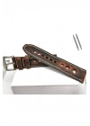 Tissot  &   Fossil  Uyumlu   Crayz   Hakiki   Deri   22  mm  KAHVERENGİ