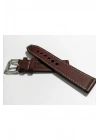 & Fosil  Uyumlu &Her Saate Uyumlu greyzi  Deri Saat Kordonu 22  mm  (69 ) bordo