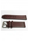 & Fosil  Uyumlu &Her Saate Uyumlu greyzi  Deri Saat Kordonu 22  mm  (69 ) bordo