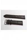 &Her Saate Uyumlu Hakiki  Dana  Derisi  Saat Kordonu 20   mm ( 127 )  mat kahverengi