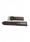 &Her Saate Uygun Yarım Kroko Hakiki Deri Saat Kordonu 22 mm (150)  kahve