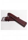 &Her Saate Uyumlu Hakiki Grizi Deri Saat Kordonu 20  mm  (162 )  bordo