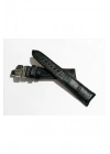 &Hertür Saate &Uygun  Kelebek  Toka  24 MM  siyah kordon   (189 ) gumuş   toka