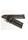Her Saate Uygun Bombeli 20 mm Piramit modeli UZUN XL Hakiki Deri (218) KAHVE