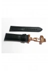 Her Saate Uygun Kelebek Toka 22 mm Hakiki Deri (235) ROSE TOKA SİYAH