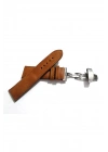 Her Saate Uygun Kelebek Toka 24 MM Hakiki Deri (254) GUMUŞ TOKA TABA