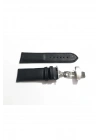 Her Saate Uygun Kelebek Toka 24 MM Hakiki Deri (256) GUMUŞ TOKA SİYAH