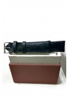 &Her Saate Uyumlu Hakiki Deri Saat Kordonu SİYAH MAT 20 mm ( 310 )