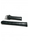 Klasik Saat Deri Kordon Saat Kayışı Siyah - Croco 18 mm (313 )