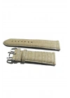 &Her Saate Uyumlu Hakiki Deri Saat Kordonu Krem 22 mm ( 322 )