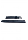 &Her Saate Uyumlu Hakiki Deri Saat Kordonu lazivert 10 mm ( 421 )