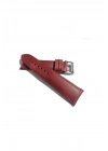 &Hertür Saate &Uygun Hakiki Deri 22 mm kırmızı saat kordonun (450)