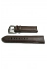 & Her Saate Uyumlu Hakiki Deri Saat Kordonu Düz Kahverengi 22 mm (465 )