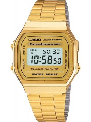 A168WG-9WDF Retro Quartz Çelik Altın Rengi