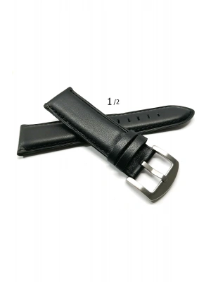 Hakiki Deri her markaya  uygun 22  mm siyah  deri saat kordonu   1 /2