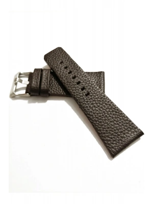 Dizel saat Uyumlu  32 mm  Hakiki Bufolo  derisi  KAHVERENGİ