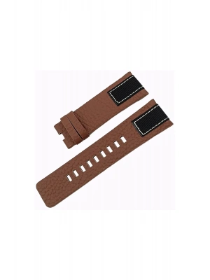 Dizel  Uyumlu Hakiki Deri Saat Kayışı - 26x24mm AZR2624M-D