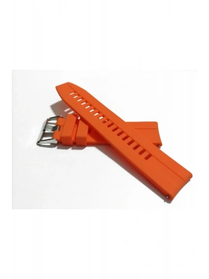 Akıllı Saat Kordonu  Akıllı Pimli  Silikon   20  mm  (75 ) Oranj renk