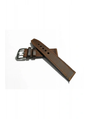 &Her Saate Uyumlu Hakiki Grizi Deri Saat Kordonu 22 mm (291 )