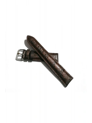 &Her Saate Uyumlu Hakiki Deri Saat Kordonu kahverengi 20 mm ( 380 )