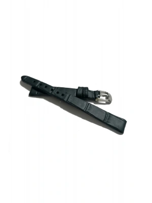 &Her Saate Uyumlu Hakiki Deri Saat Kordonu lazivert 10 mm ( 421 )