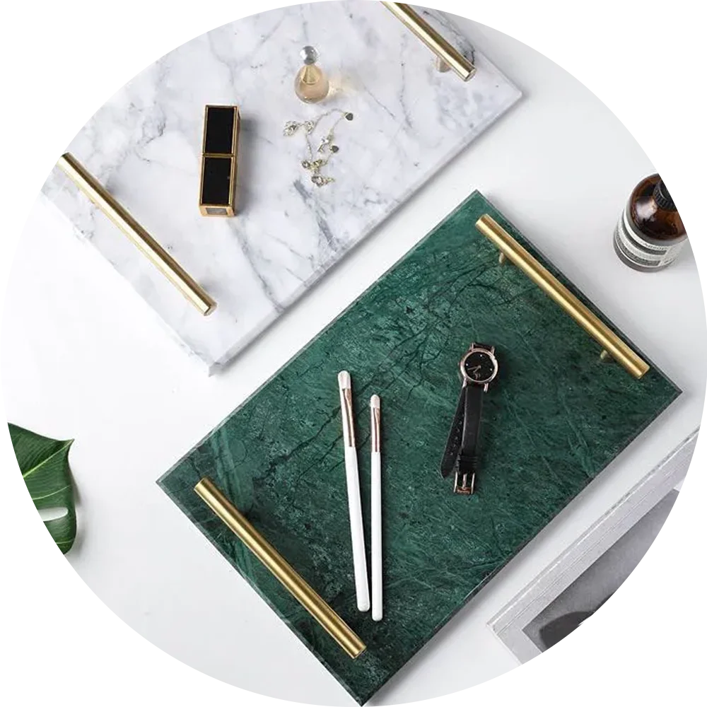 Doğal Taş Tepsiler