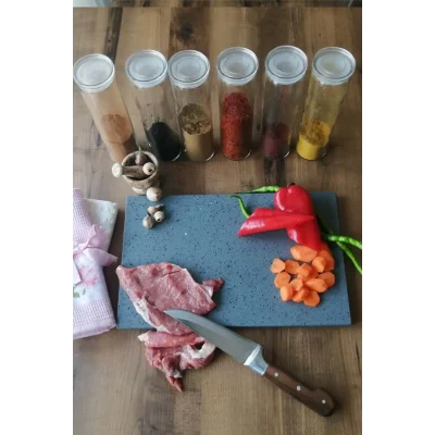 Gri Mermer Kesme Tahtası