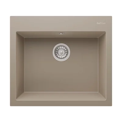 K002 Tek Gözlü Granit Eviye 600 x 530