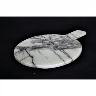 Doğal Mermer Leylak Kesme Tahtası 25x32 cm