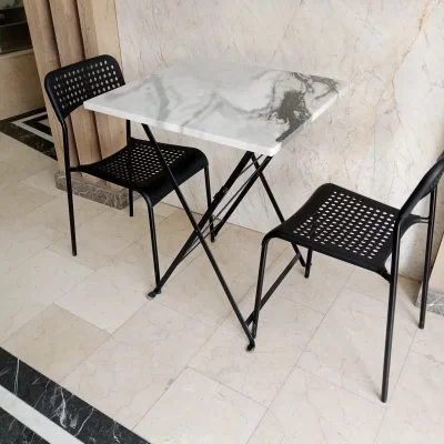 İstanbul Blue Gerçek Mermer Yemek Masası 60 x 60 cm