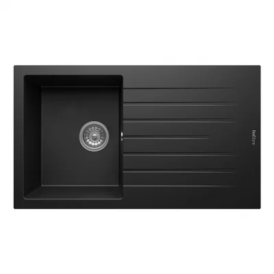 P004 Tek Gözlü Damlalıklı Granit Eviye 860 x 500