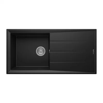 P012 Tek Gözlü Damlalıklı Granit Eviye 1000 x 500