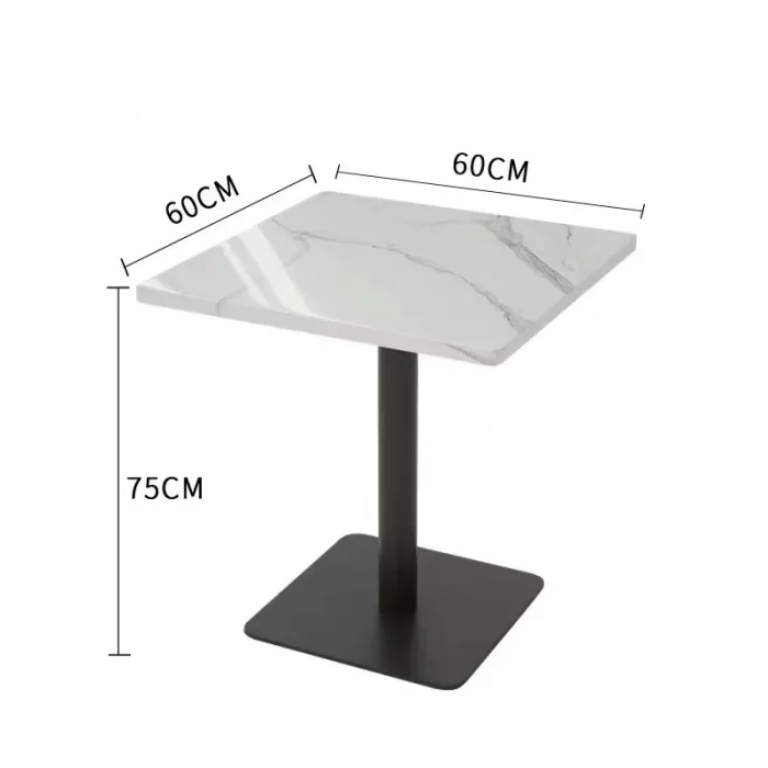 Doğal Taş Gerçek Mermer Kafe Masası