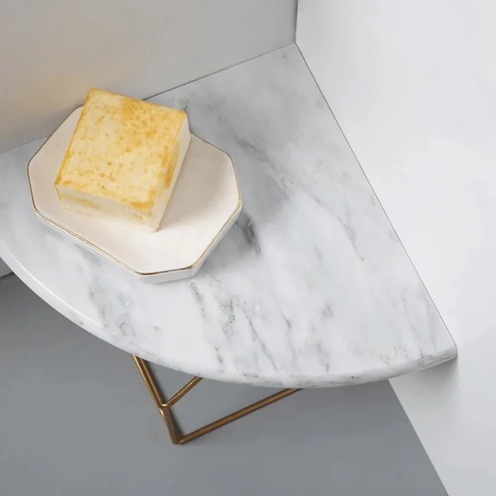 Doğal Taş Mermer Köşe Rafı