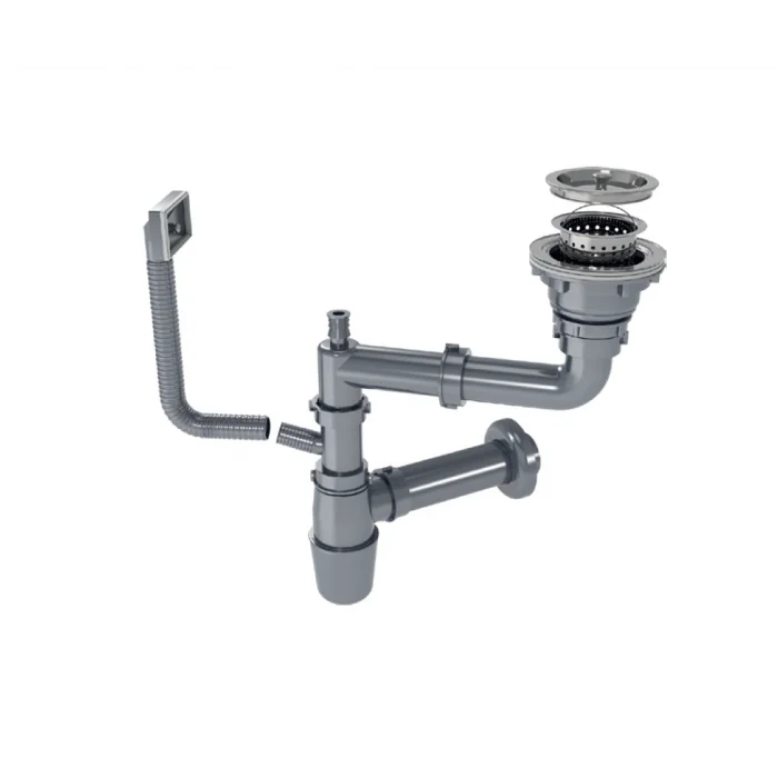 Akıllı Eviye As 3541 Krom Ebat 750×450 mm 730×430 mm Kabin 750 mm. Tüm Parçalar Dahil