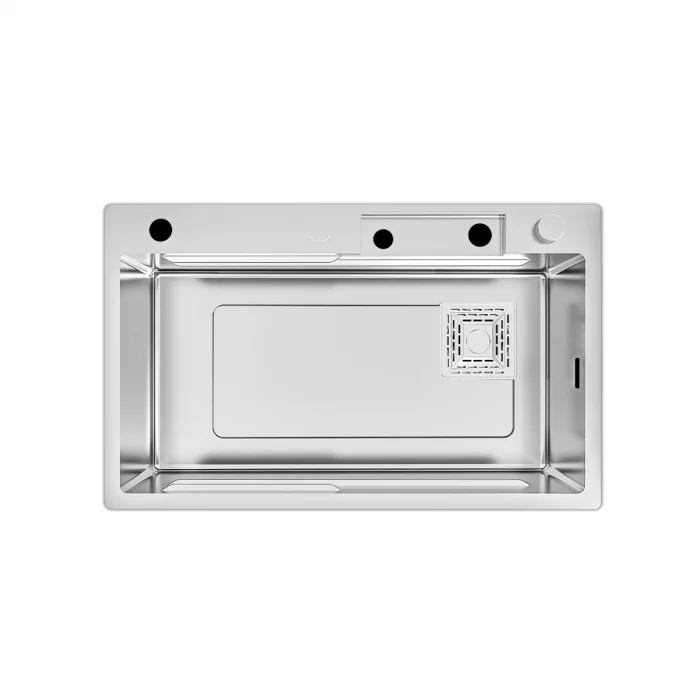 Akıllı Eviye As 3541 Krom Ebat 750×450 mm 730×430 mm Kabin 750 mm. Tüm Parçalar Dahil