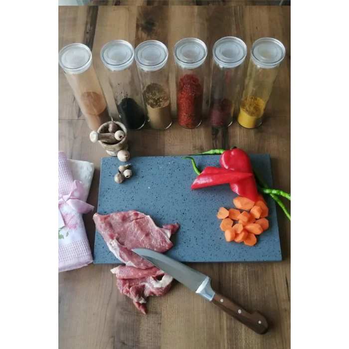 Gri Mermer Kesme Tahtası