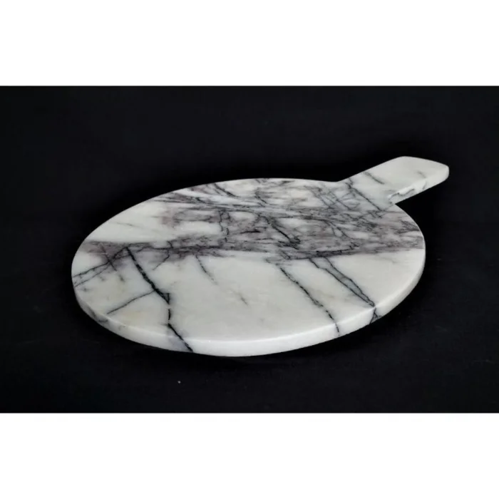 Doğal Mermer Leylak Kesme Tahtası 25x32 cm