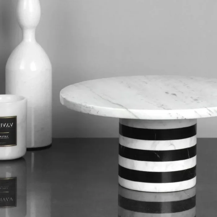 Doğal Mermer Lüx Pasta Standı