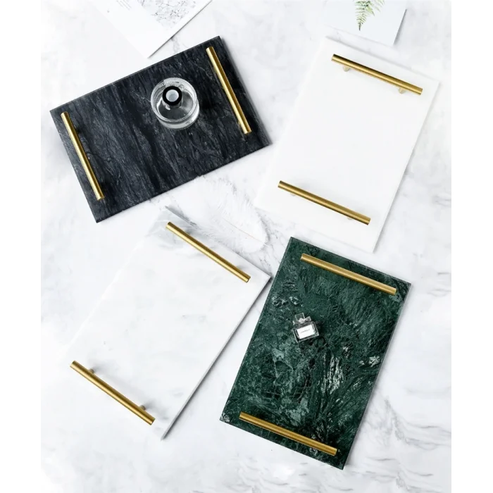 Doğal Mermer Tepsi Sunumluk