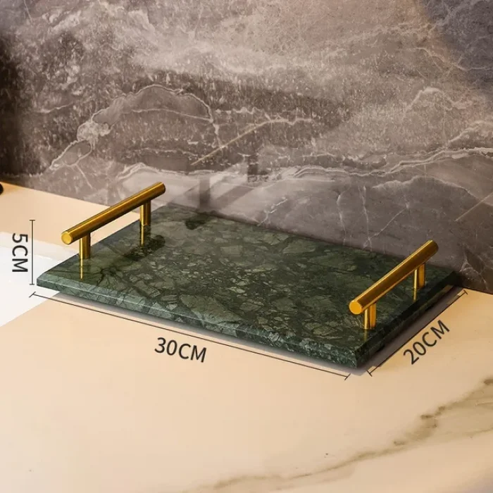 Doğal Mermer Tepsi Sunumluk