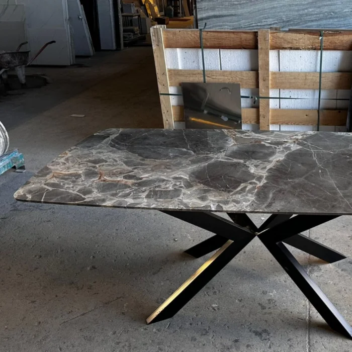Doğal Mermer Yemek Masası