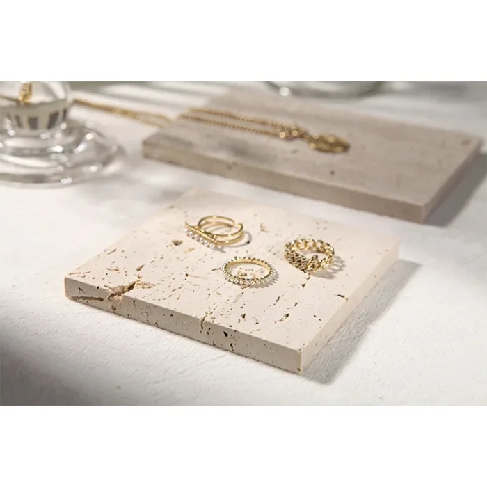 Doğal Taş Sunumluk 4 Parça