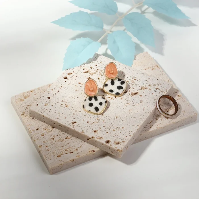 Doğal Taş Sunumluk 4 Parça