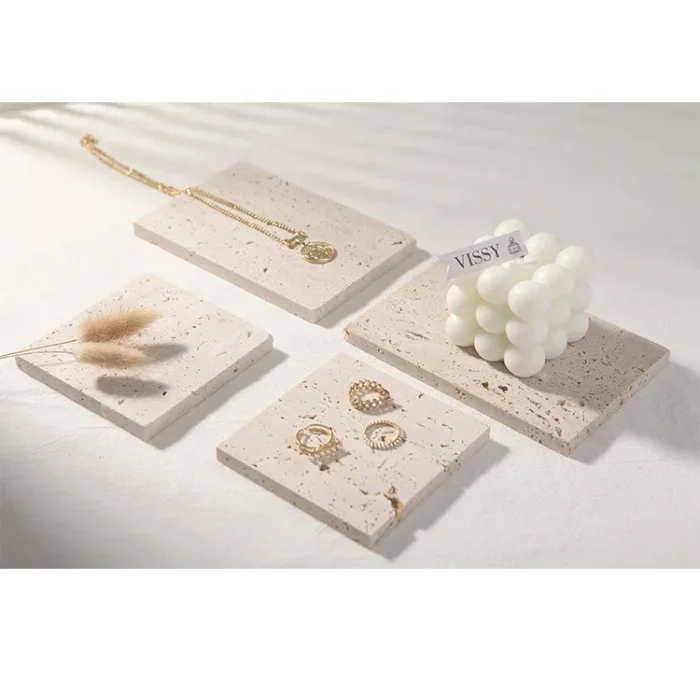 Doğal Taş Sunumluk 4 Parça