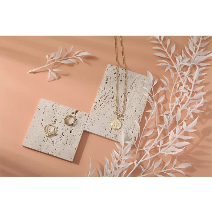 Doğal Taş Sunumluk 4 Parça