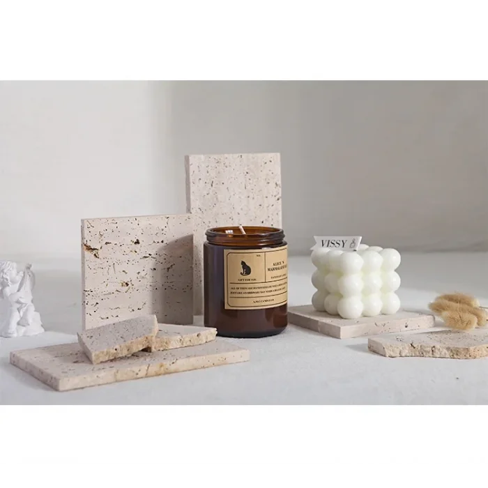 Doğal Taş Sunumluk 4 Parça