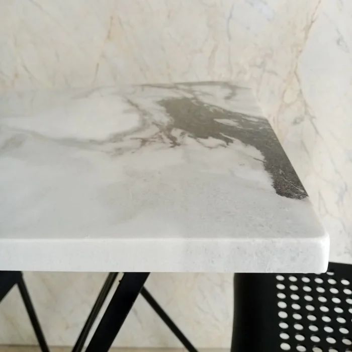 İstanbul Blue Gerçek Mermer Yemek Masası 60 x 60 cm