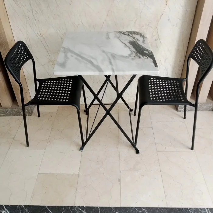 İstanbul Blue Gerçek Mermer Yemek Masası 60 x 60 cm