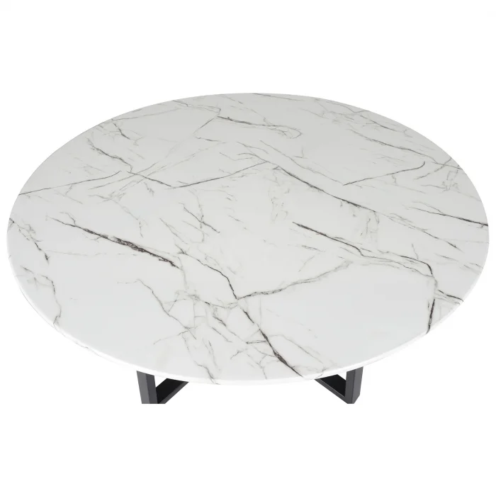 Lumina Doğal Taş Lüx Yuvarlak Yemek Masası